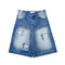 blue 'origin' jorts