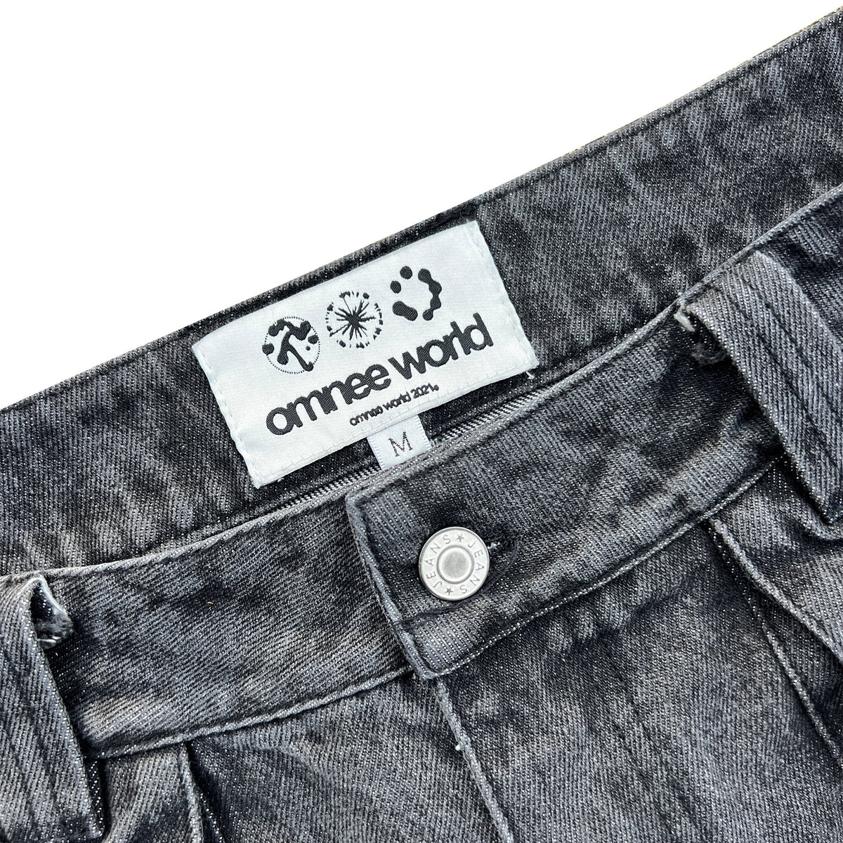 heavy denim cargos - omnee world